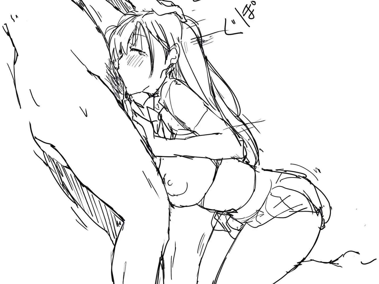 Kanojo Ga Aitsu Ni Sareta Koto_Rough Sketch